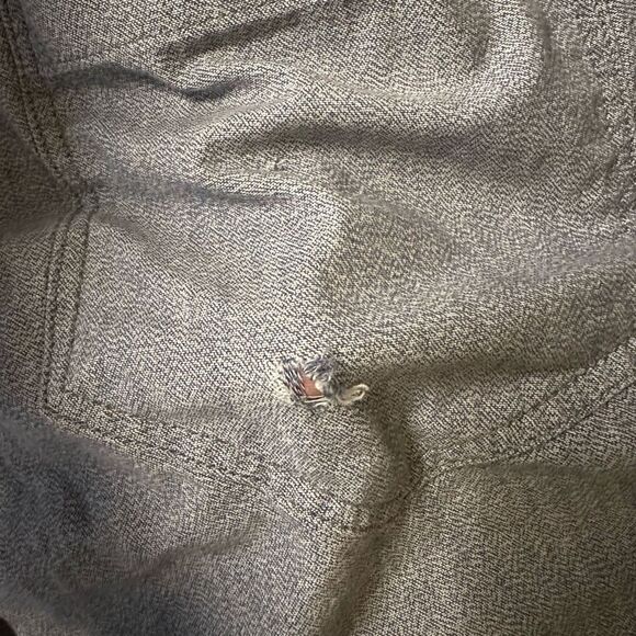 All saints button fly blue blend shorts 32 - Picture 8 of 8